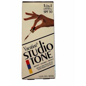 Vacation® Studio Tone 3-in-1 Bronzing Drops for Face – SPF 50 | 1.0 fl oz / 30 m